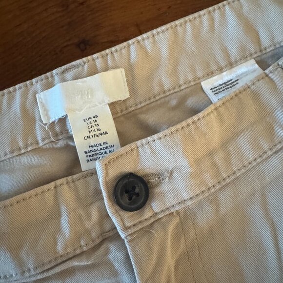 NWT | H&M Cotton Pleated Pants | 16 - Picture 2 of 8